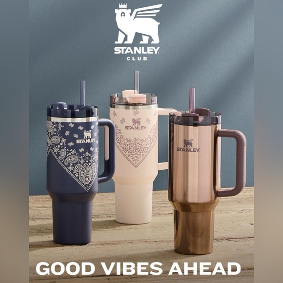 STANLEY 40oz Tumbler Mesa Collection Blue (authentic) - Picture 3 of 5